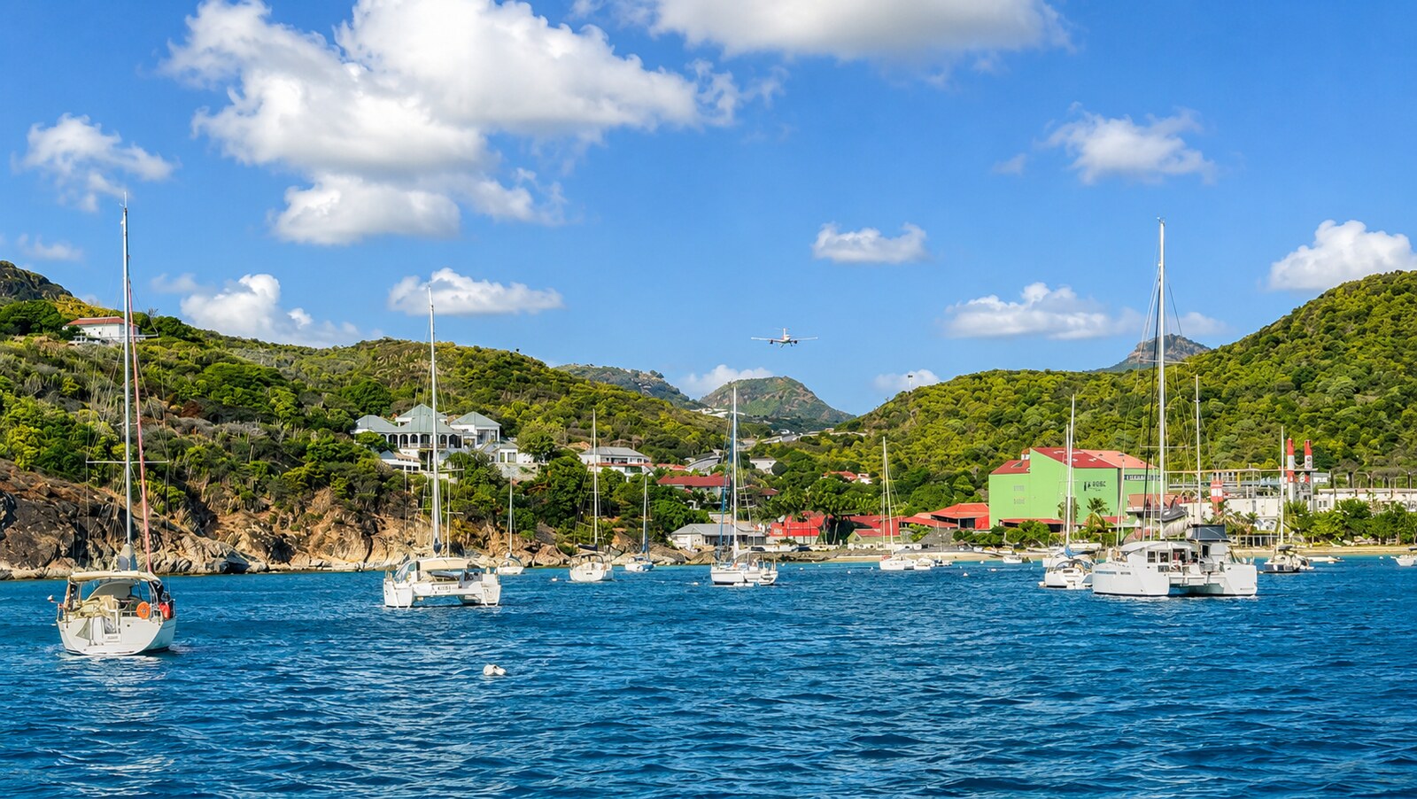 Gustavia bay and its anchorage, Saint Barthélemy