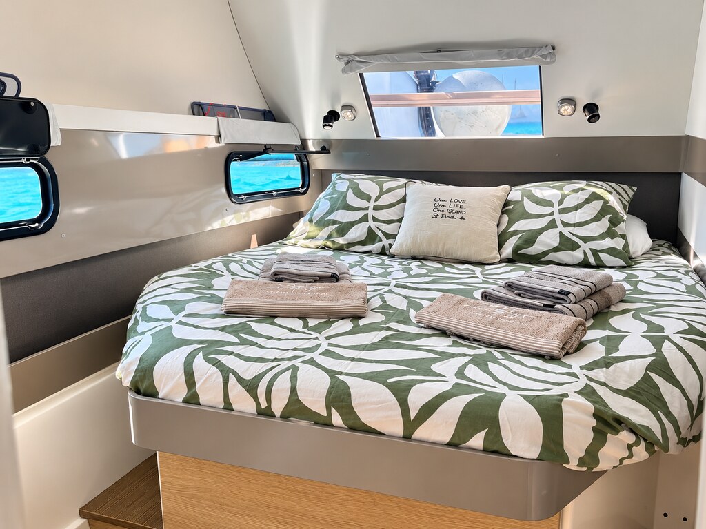 A double cabin aboard Zephyr, for the seven nights on board