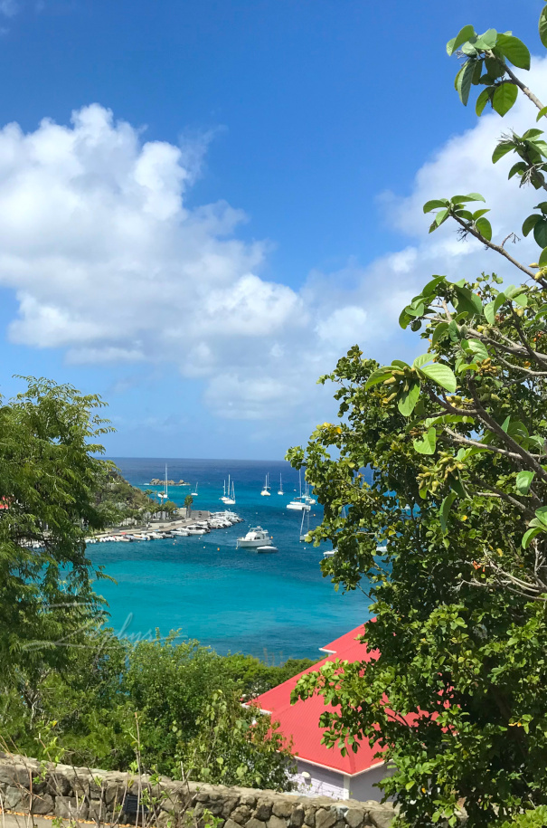 Le port de Gustavia à Saint-Barthélemy